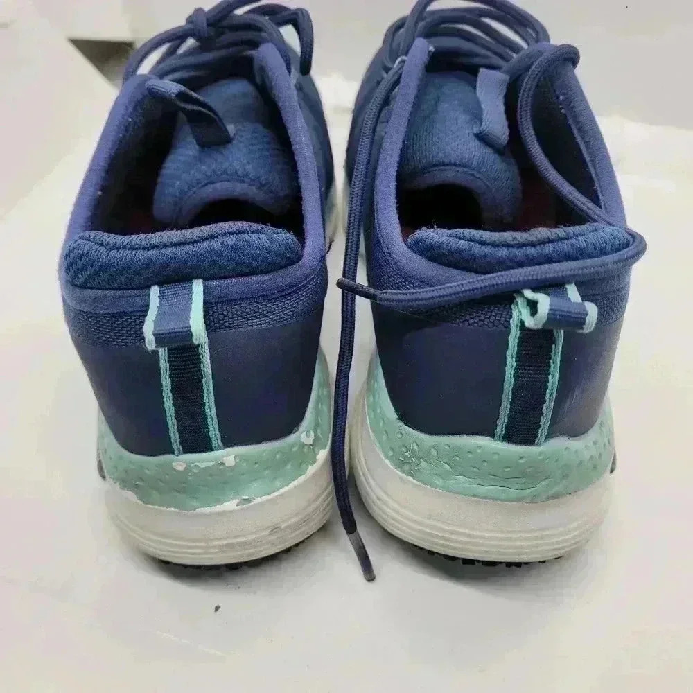 Skechers Comp Toe Arch Fit Slip Resistant Shoes Blue Sz 6.5 - Picture 3 of 9